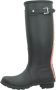 Hunter Boots Women's Original Tall Hunter Backstrap Boot Rubberlaarzen wit zwart - Thumbnail 10