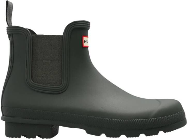 Hunter Boots Original Chelsea Rubberlaarzen olijfgroen