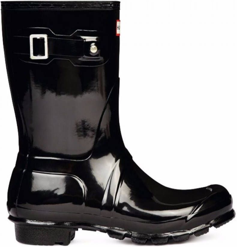 HUNTER Regenlaarzen Dames Womens Original Short Maat: 36 Materiaal: Rubber Kleur: Zwart - Foto 3
