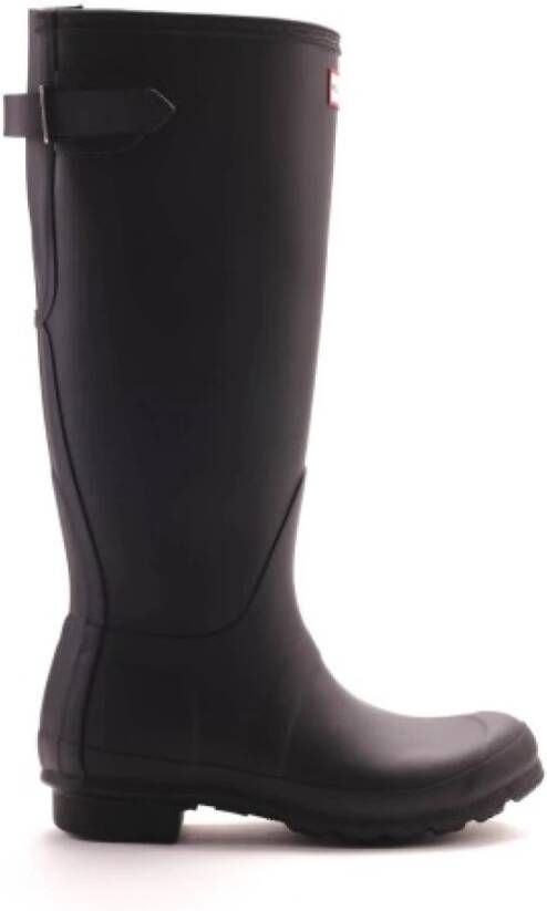 Hunter Original Back Adjustable Gloss WMS Regenlaarzen Dames Zwart - Foto 5