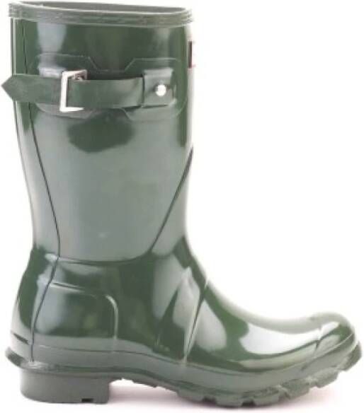 Hunter Stijlvolle waterdichte regenlaarzen Green Dames