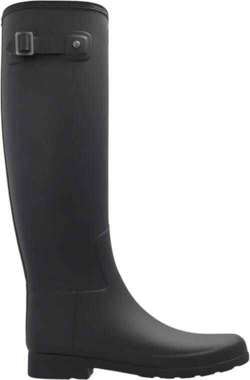 Hunter Boots Women's Refined Tall Boot Rubberlaarzen zwart - Foto 4