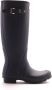 Hunter Boots Women's Original Tall Rubberlaarzen zwart blauw - Thumbnail 2