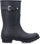 Hunter Zwarte Gesloten Schoenen Originele Korte Laarzen - Thumbnail 1