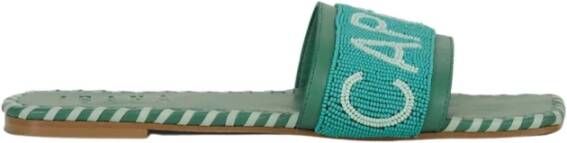 Ibana Capri slippers groen 302320054 Groen Dames