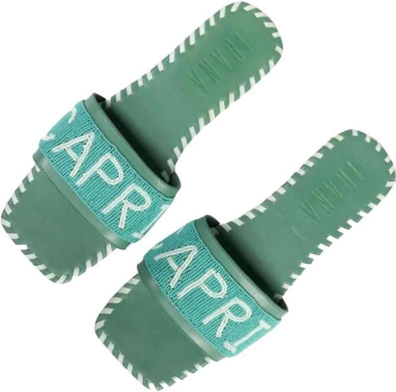 Ibana Groen Capri Slippers Groen 302320054 Capri Jadegreen - Foto 2