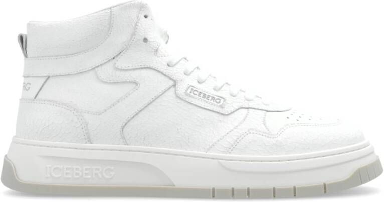 Iceberg Enkellaagse sportschoenen 'Clock' White Heren