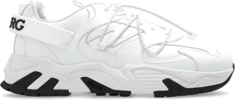 Iceberg Witte Leren Sneakers White Heren