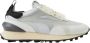 Iceberg Witte op sport geïnspireerde sneakers van leer en suède Multicolor Heren - Thumbnail 1
