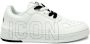 Icon Denim Witte Sneaker met Maxi Logo Belettering White Heren - Thumbnail 1