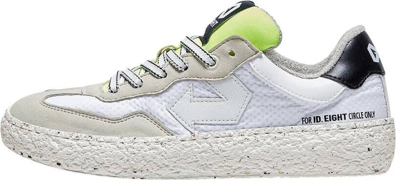 Id.eight Witte Gekreukelde Cocktail Stijl Sneakers - Foto 1