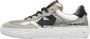 Id.eight Zilveren sneaker met materialen - Thumbnail 1