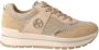 Igi&Co Beige suède en leren sneakers - Thumbnail 1