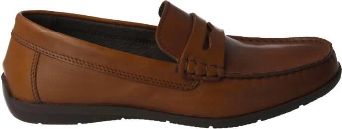 IGI&Co Camel leren herenloafer Brown Heren