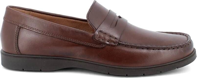 Igi&Co Donkerbruine Leren Schoenen