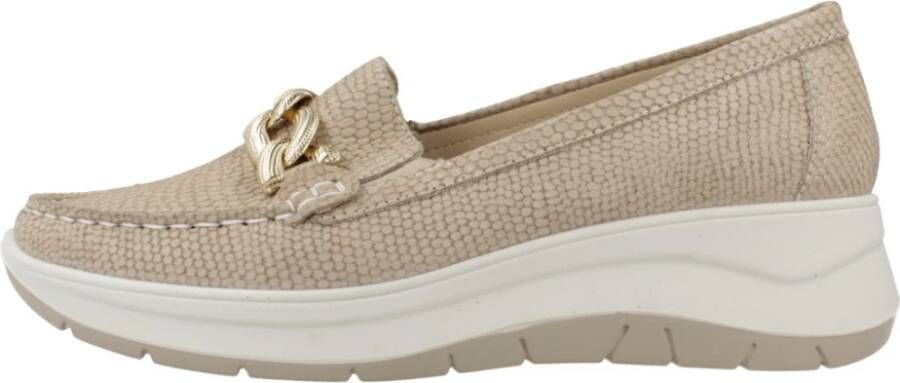 IGI&Co Leren Dames Mocassins Slip-On Beige Dames