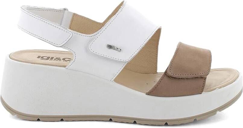 Igi&Co Witte Stijlvol Schoeisel