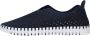 ILSE JACOBSEN Instappers Dames Tulip3275 Maat: 37 Materiaal: Textiel Kleur: Blauw - Thumbnail 2