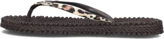 Ilse Jacobsen Hornbæk Bruine Zomer Slippers Cheerful01p