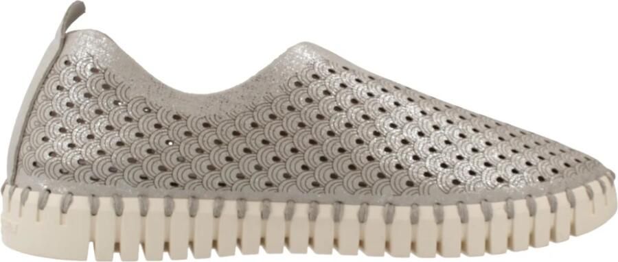 ILSE JACOBSEN Instappers Dames Tulip3223 Leatherlook Beige