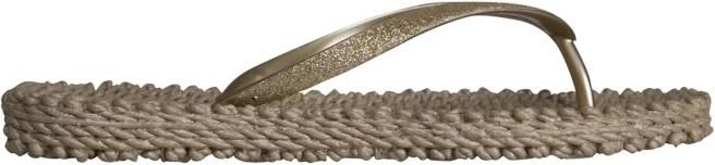 Ilse Jacobsen Vrouwen Rubber Slippers Damesschoenen Teenslipper Cheerful01 Goud - Foto 2
