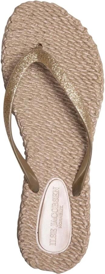 Ilse Jacobsen Vrouwen Rubber Slippers Damesschoenen Teenslipper Cheerful01 Goud - Foto 8