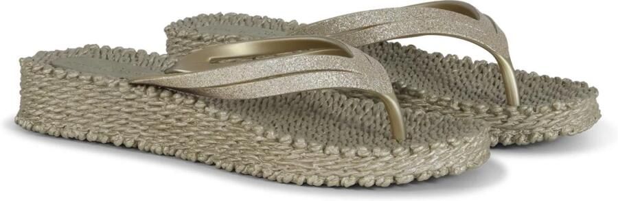 ILSE JACOBSEN Teenslippers Dames Cheerful13 Rubber Goud - Foto 7