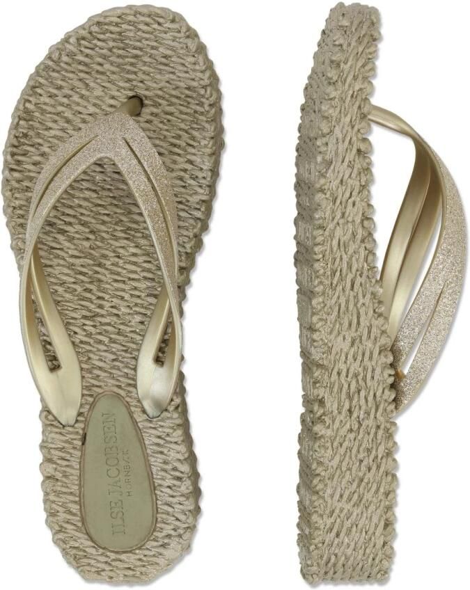 ILSE JACOBSEN Teenslippers Dames Cheerful13 Rubber Goud - Foto 5