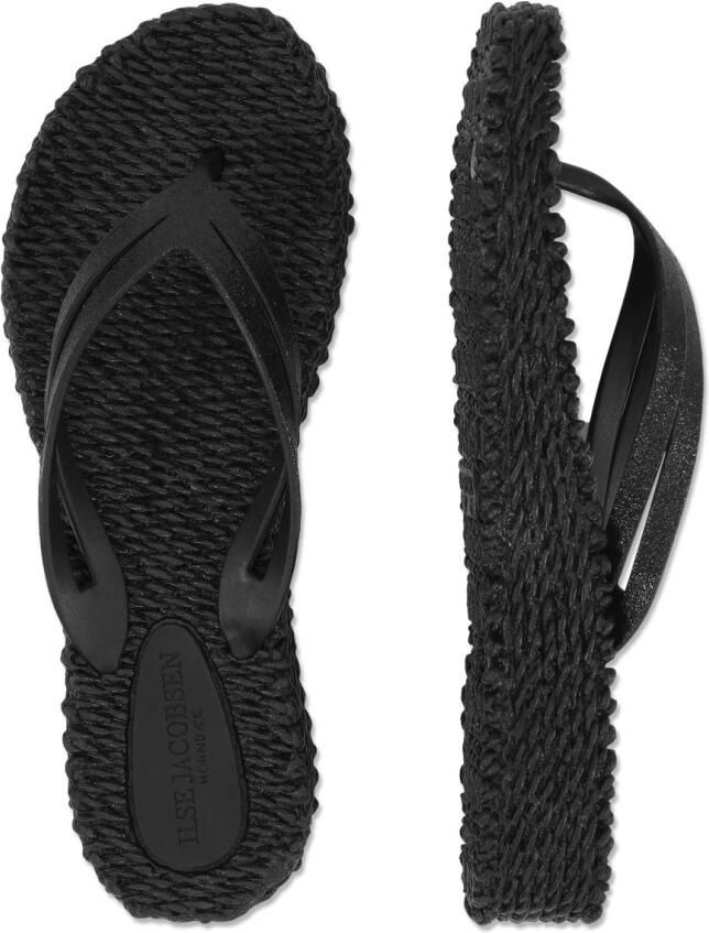ILSE JACOBSEN Teenslippers Dames Cheerful13 Rubber Zwart - Foto 11