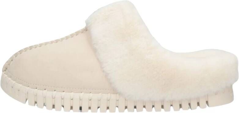 ILSE JACOBSEN Pantoffels Dames Tulip3871 Maat: 37 Materiaal: Suèdelook Kleur: Beige - Foto 3