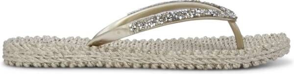 ILSE JACOBSEN Teenslippers Dames Cheerful03 Maat: 38 Materiaal: Rubber Kleur: Goud - Foto 6