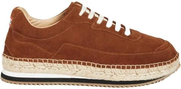 Ines de la Fressange Paris Bruine Suède Touwzool Sneakers