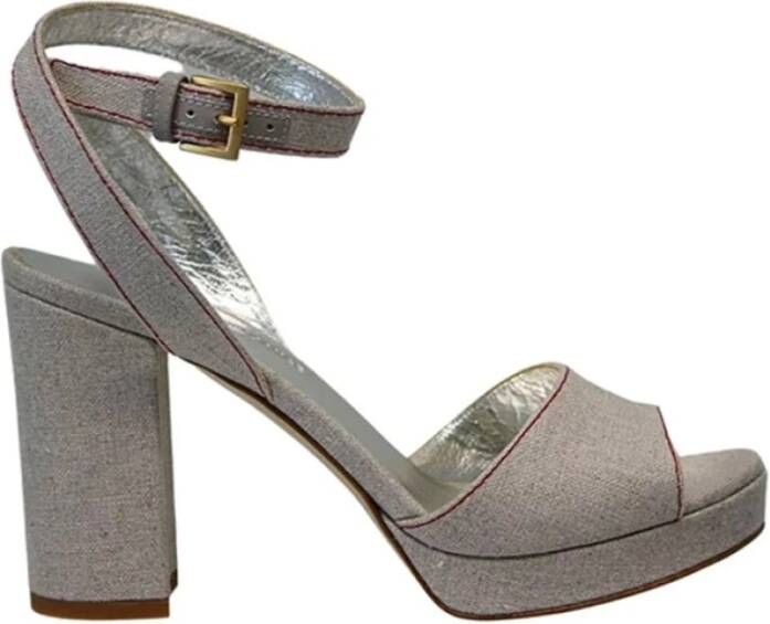 Ines De La Fressange Paris Plateausandaal Gray Dames