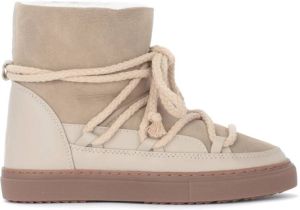 Inuikii Beige Suede Classic Sneaker Laars Beige Dames