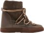 INUIKII Enkellaarsjes Dames Outdoor Snowboots Damesschoenen Suède Classic Sneaker Beige - Thumbnail 2