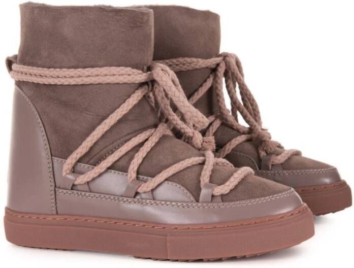 INUIKII Enkellaarsjes Dames Outdoor Snowboots Damesschoenen Suède Classic Sneaker Beige - Foto 12