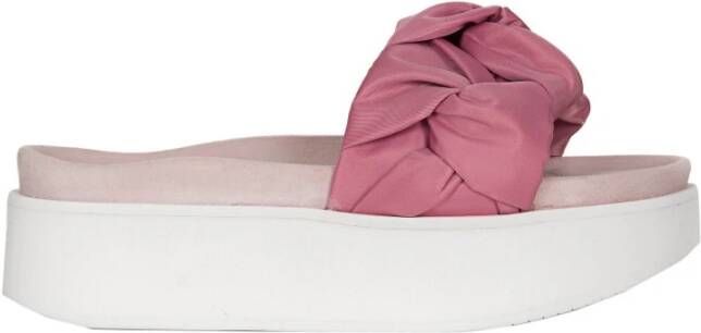 Inuikii Fjord Bloemen Flip-Flops Roze Dames