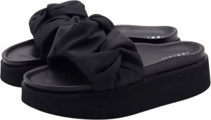 Inuikii Fjord Flower Slipper Tijdloze Stijl Zwart Dames