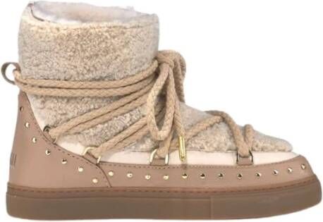 INUIKII Vachtlaarzen Dames Curly Rock Maat: 36 Materiaal: Leer Kleur: Beige - Foto 5