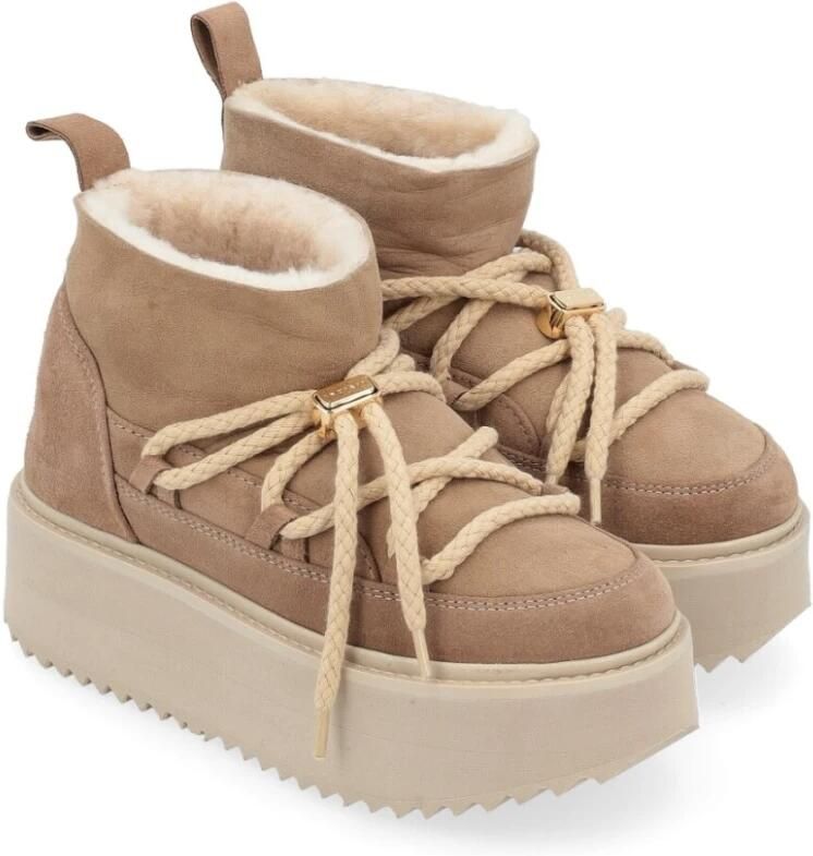 INUIKII Winterlaarzen Classic Low Platform in beige - Foto 3