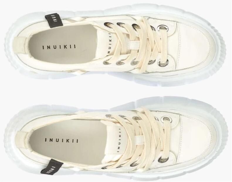 INUIKII Low-Top Sneakers MATILDA CANVAS LOW in crème - Foto 4