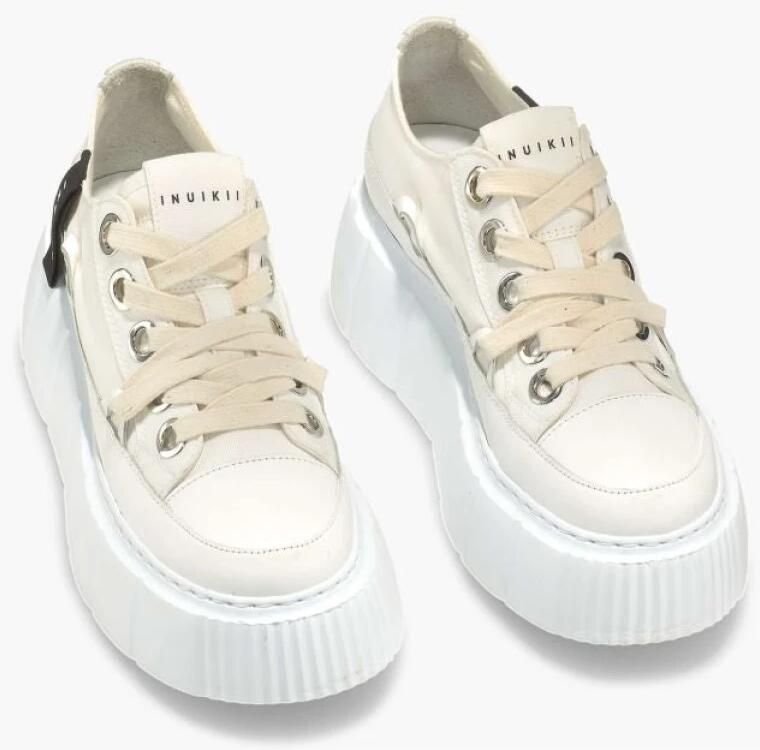 INUIKII Low-Top Sneakers MATILDA CANVAS LOW in crème - Foto 2