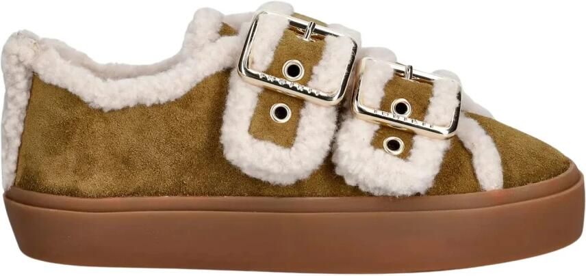 Inuikii Shearling Lage Klittenband Gesp