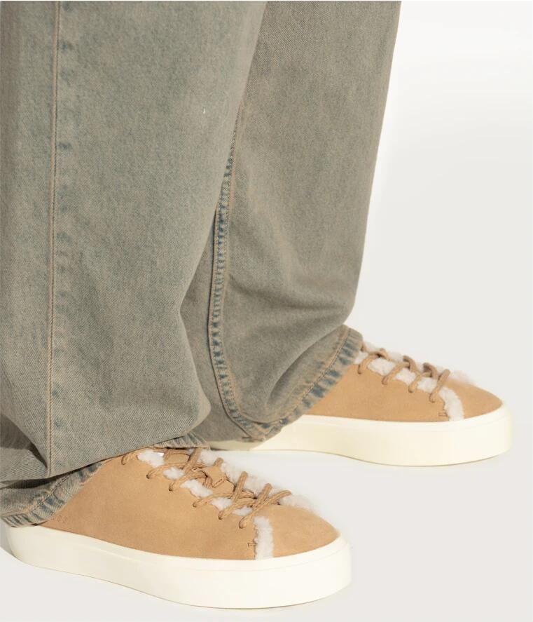 Inuikii Women's Shearling Low Sneakers beige wit - Foto 2