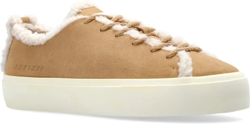 Inuikii Women's Shearling Low Sneakers beige wit - Foto 5