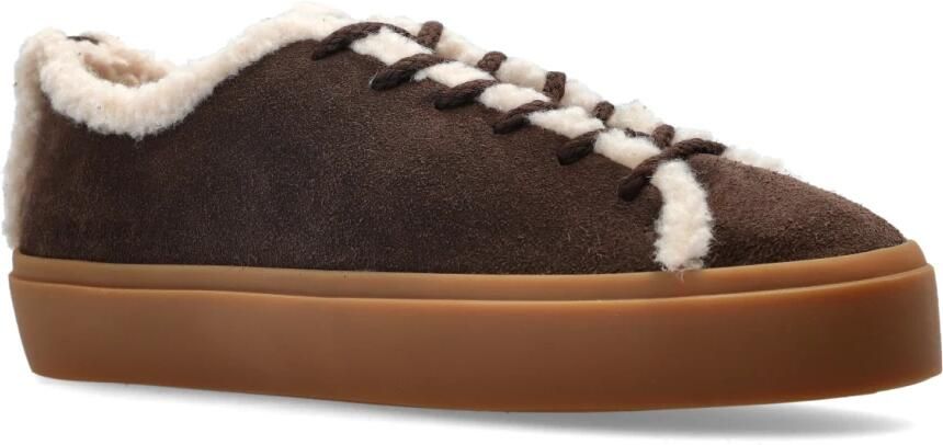 Inuikii Women's Shearling Low Sneakers beige bruin - Foto 5