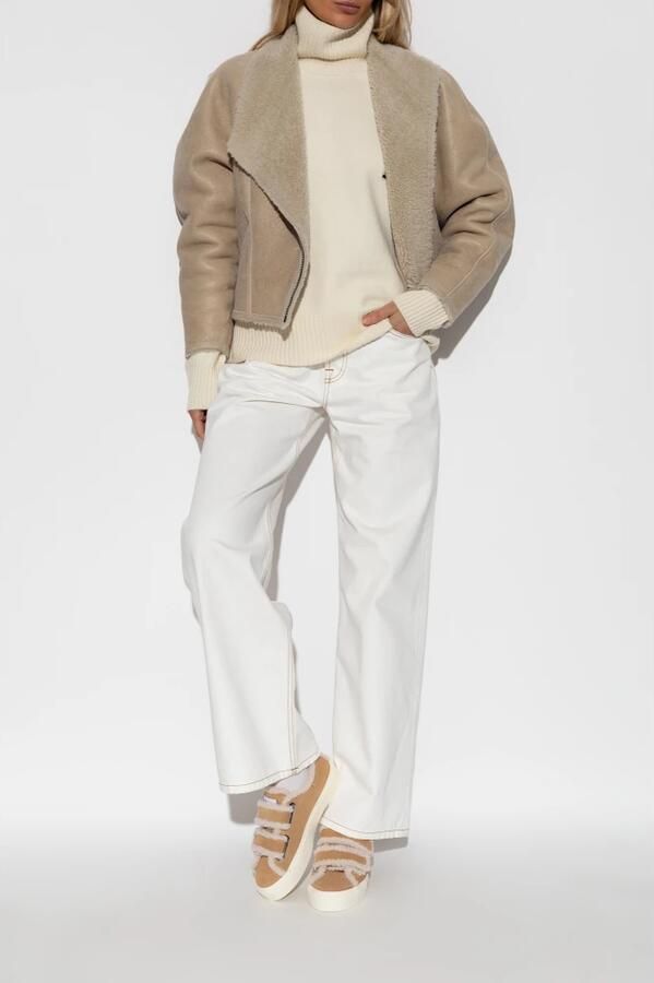 INUIKII Winterlaarzen Shearling Low Velcro in beige - Foto 3