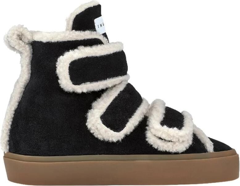 Inuikii Shearling Velcro Wedge
