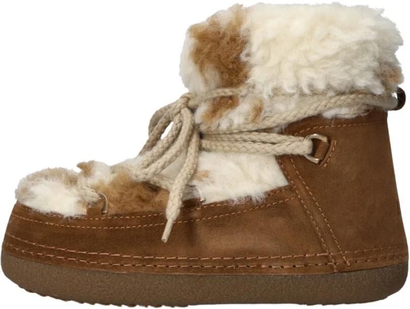 INUIKII Vachtlaarzen Dames Teddy Maat: 42 Materiaal: Textiel Kleur: Bruin - Foto 7