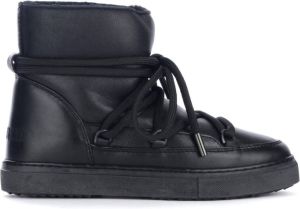 Inuikii Klassieke Sneakerlaars in Zwart Nappa Zwart Dames